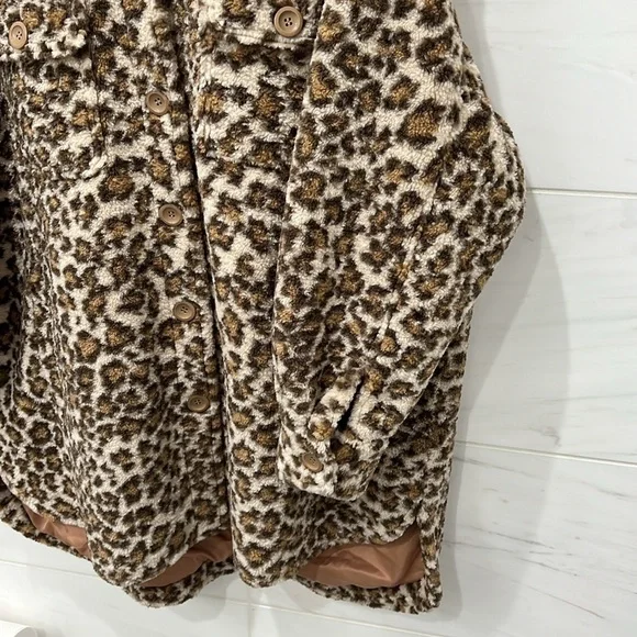 Stand Studio | Oversized Beige Leopard Sabi Coat - Size FR 38 - Picture 5 of 9